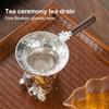 Metal Mesh Tea Strainer Stainless Steel Filter Sieve Teaware Lace Tea Drain Useful Tea Infusers Kitchen Accessories
