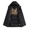 Winter Männer Plus Größe Wasserdicht Winddicht Mittel Langer Mantel Baumwolle Tasche Verdickt Schwarz Gold Mit Kapuze Baumwolle Jacke