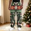 Herren Lässige Hose mit lockerem Schnitt und Weihnachtsdruck für Streetwear und Alltagskomfort