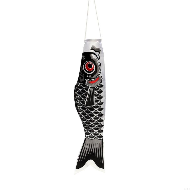 62KD Carp Windsocks Traditional Japanese Carp Windsocks Streamers Hangings Fish Flag Festival Carp Banners Home Decorations