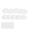 100sets Blank Badge Making Kit 25mm Transparent Wear Resistant Exquisite Workmanship Button Badge