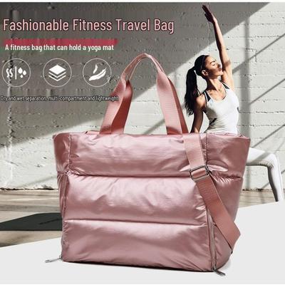 Pearlescent Korean Fashion Yoga Bag, Wet/Dry Separation, Large Capacity, Travel-Ready, Cross-Border Design.
