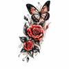 Long Lasting Rose Temporary Tattoo Flower Body Art Sticker Sweet Instant Decals  Daily Use