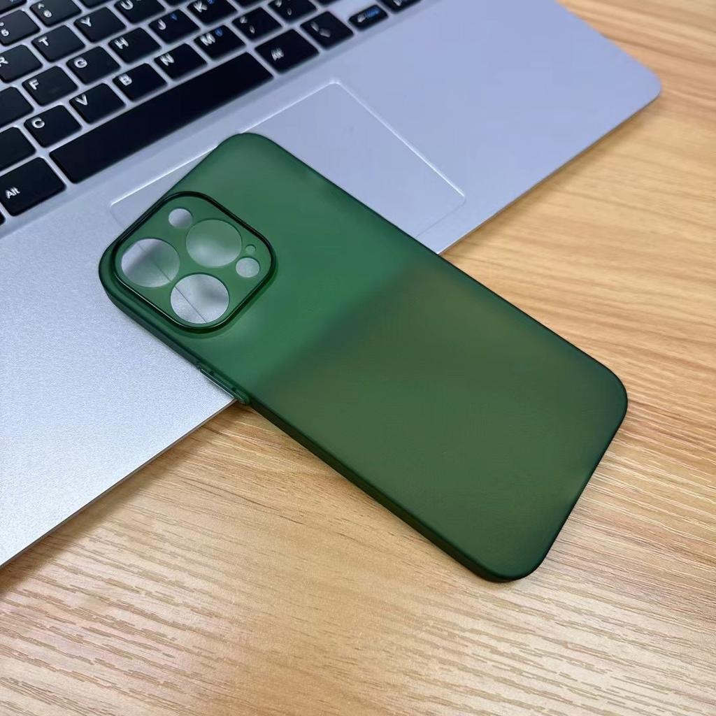 Paper-thin Apple 16ProMax ultra-thin matte mobile phone case, suitable for iphone14 matte semi-transparent XR soft case