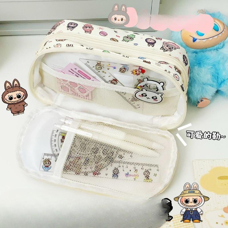 Cute Pen Case, Large-capacity Stationery Bag for Primary School Students, Dirt-resistant