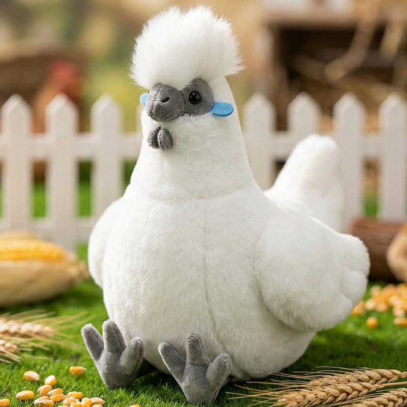 The Latest Simulated Big Rooster Series Doll Kawaii Stuffed Plush Toy Doll Cartoon Anime Cute Children'S Birthday Holiday Gift