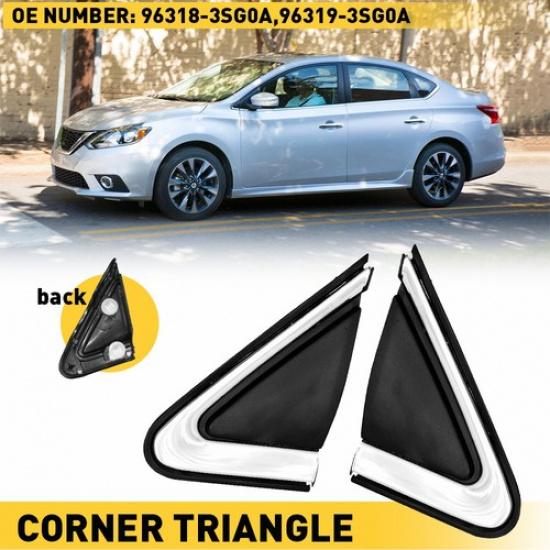 Front Left & Trim /Mirror Finisher Right Fender Fit For 2013-19 Nissan Sentra