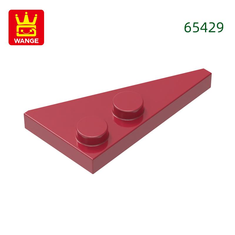 Non-Toxic 196Pcs/Lot 65429 2X4 Wedge Plate Left Pointed Building Blocks Moc Accessories Compatible With Brick Diy Spare Parts To