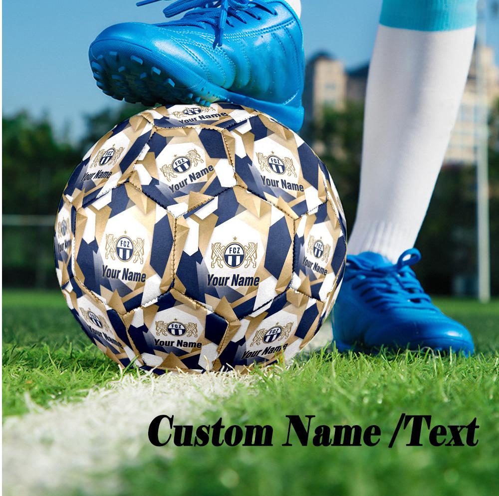 Size 5 Football Custom Name Text, Outdoor Training Soccer BallFC Zürich