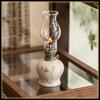 Hand painted floral retro ceramic lamp ornament