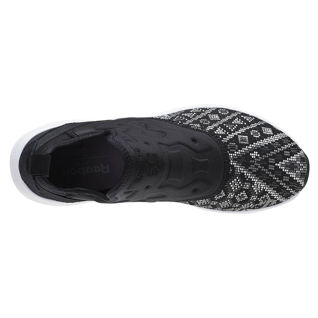 Reebok Furylite Slip On Gt Running Shoes Black/White Women's BD4460