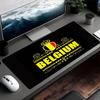 Belgian Football Association Emblem Mouse pad Mouse pad, Gaming Mouse Pad, keyboard pad, Desk Decor for computer notebook Fan Gift Birthday Gift