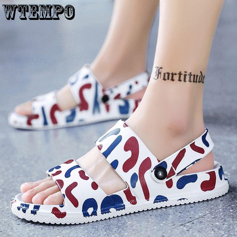 Ciabatte in EVA Estive da Uomo Camouflage Sandali da Spiaggia Fondo Morbido Fondo Spesso Antiscivolo Pantofole Sandali per Piedi Non Odoranti Indoor Outdoor