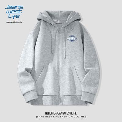 JEANSWEST LIFE Unisex Heavyweight Sweatshirt Cardigan