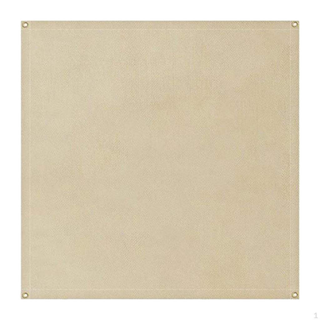 Camping Fire Pit Mat Fireproof Blanket Portable Heat Resistant Rug Grill Floor for Yard Indoor