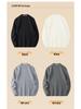 Men's 450G Seamless Half-High Collar Wool Sweater - Thickened Warm Knit Base Layer for Autumn/Winter