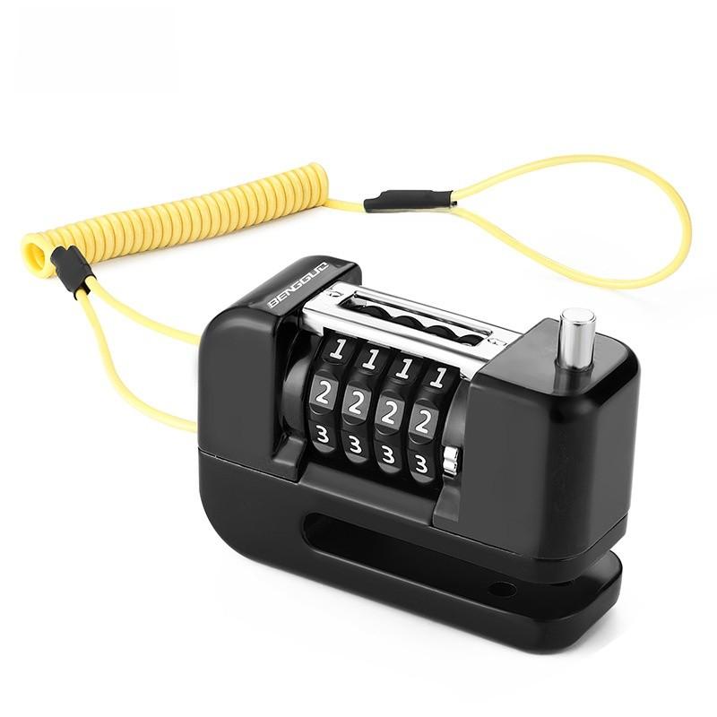 

Bicycle Disc Brake Lock With Aluminum Alloy Password Lock For Ebike Security
