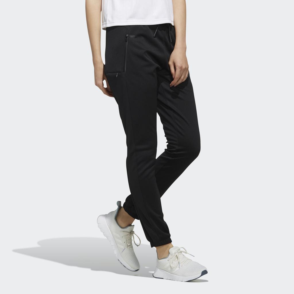Adidas Neo Solid Color Drawstring Long Pants Women Pants Black EI4647