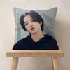 Korean idol singer Pillow Covers Cartoon Sofa Decorative Home Doublesided Printing Short Plush Cute Cushion Cover