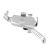 Aluminum Alloy Bike Phone Holder Shockproof Motorcycle Bicycle Cell Phone Stand MountSilver ‑ Rearview Mirror Type
