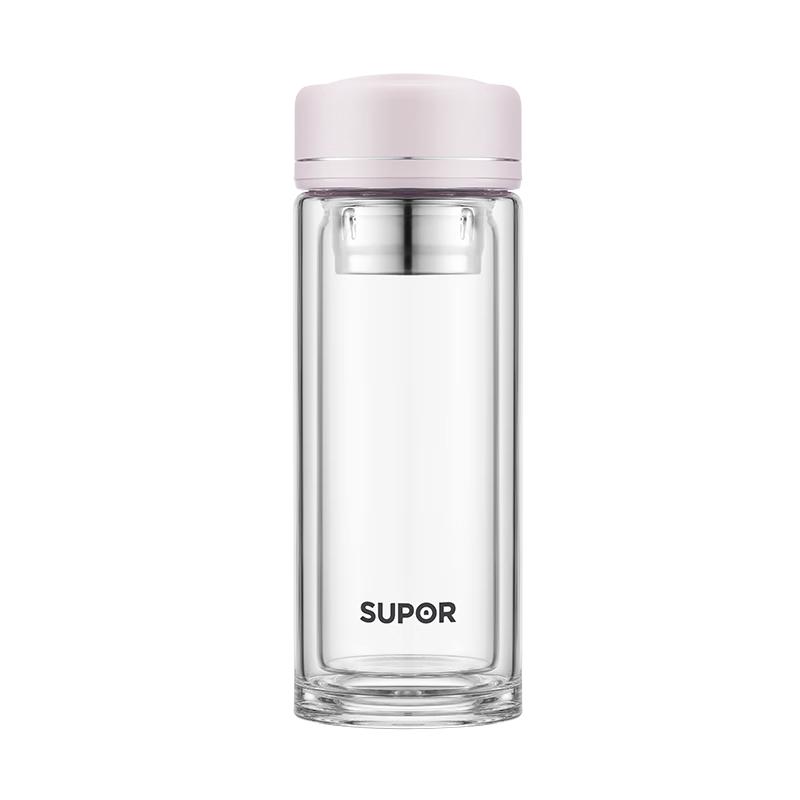 SUPOR Double-Layer Borosilicate Glass Tea Cup