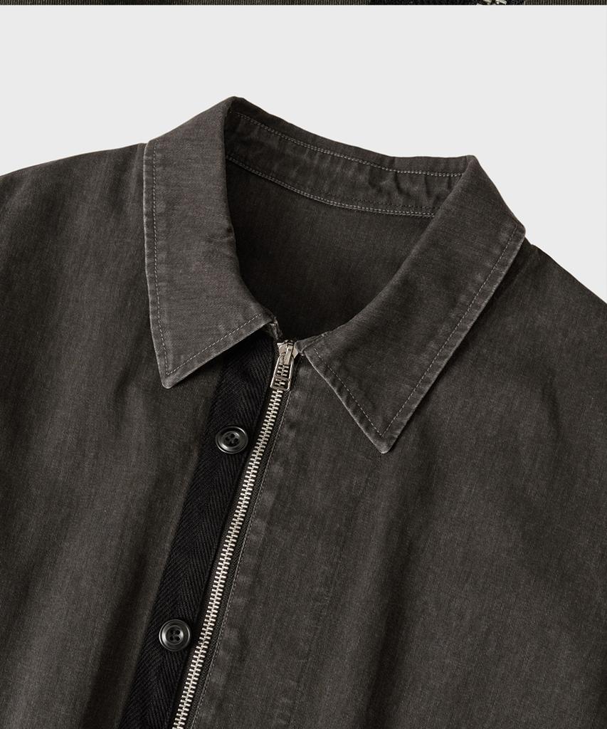 Hooves Button Two-Way Mk-3 Jacket [Charcoal]
