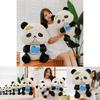 Adorable Panda Plush Doll For Girls Soft Stuffed Toy Perfect For Comfort And Sleep