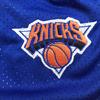 Knicks Retro Embroidered Drawstring Cropped Basketball Shorts Training Shorts