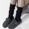 6pcs Cozy Hollow Knitted Socks for Women Soft Warm Home Long Tube Socks 2025 Autumn Autumn and Winter Stockings Boots Socks