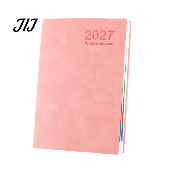 Hardcover Akademischer Kalender 2027 A5 Tagesplaner, Kunstleder 320 Seiten Terminplaner mit Geschenk für Berufstätige Lesezeichenband, Eins