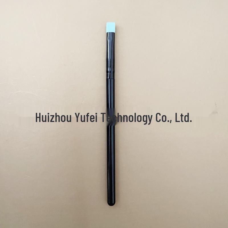Silicone Flat Head Glitter Eyeshadow and Nail Polish Brush