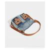 2025 New Wash Denim Bag Large Capacity Tote Bag Small Design Shoulder Bag