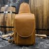 Luxury Designer Men's Leather Chest Bag Real Cowhide Men's Chest Packs Crossbody Male Bag Single Shoulder Bag Man Popular 2026