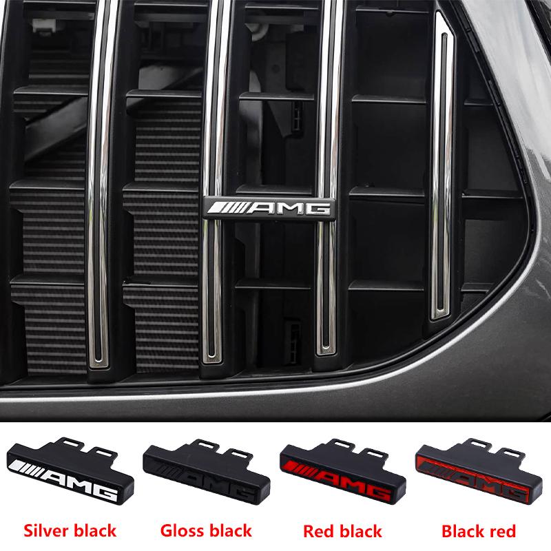 3D prémiové ABS AMG logo odznak emblém nálepka na přední mřížku auta pro Mercedes Benz W205 W213 W204 W177 Auto Modifikace Příslušenství