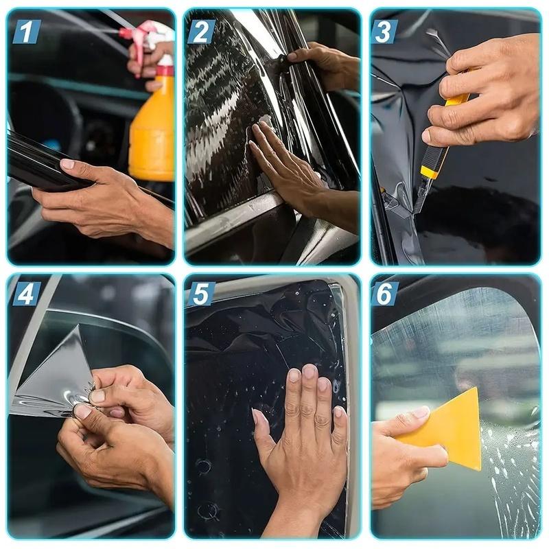 Vorgeschnittene Auto-Fenster-Sichtschutz-Tönungsfolie für Tesla Model Y   -2024 Auto-Aufkleber Folien Keramik Solar UV-Schutzfolien