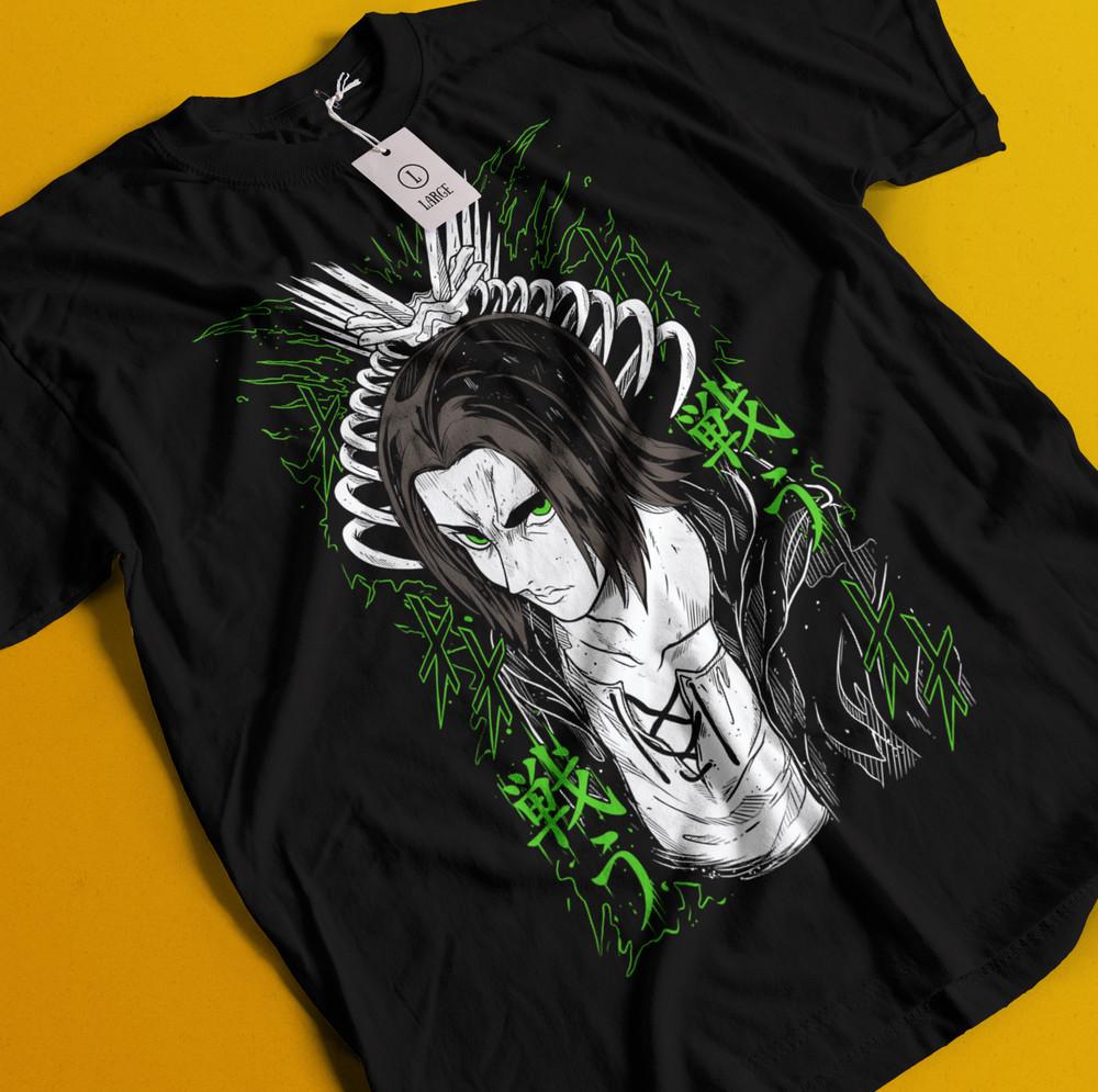 

Футболка Атака Титанов Эрен Микаса Футболка Леви Футболка AOT Эрвин Ханге Армин Футболка 4XL