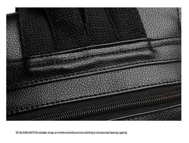 PU Leather Large Capacity Texture Backpack for Women – Casual & Stylish Ladies' Backpack