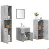 VidaXL 5-piece Bathroom Furniture Set Concrete Grey 3324895