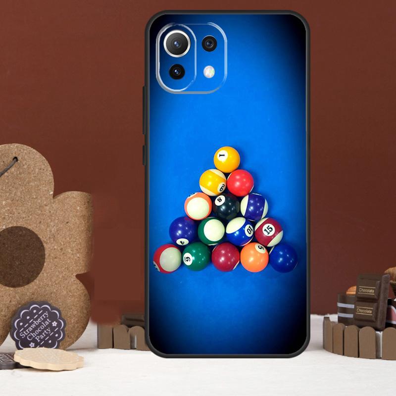 Sports billiards Case For Xiaomi 15 14 Ultra 13T 14T 15T 17 Pro Max POCO X7 Pro X5 X6 F5 F6 F7 F8 Ultra Cover