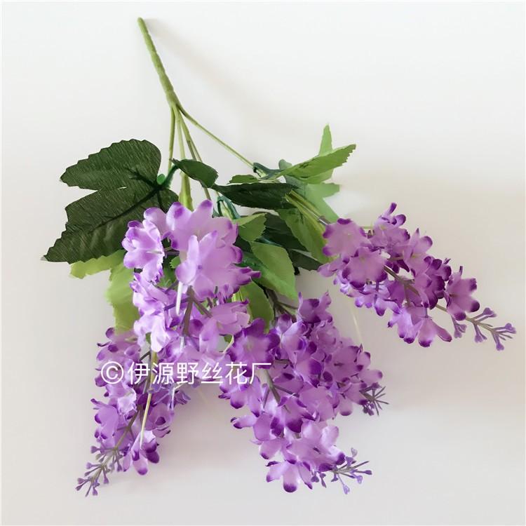 2PC Artificial Flower Latex Real Bridal Wedding Bouquet Home Decoration