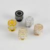 2PCS Single-hole Cabinet Door Handles Crystal Rhinestone Wardrobe Door Handle Simplicity Multiple Color Furniture Handles