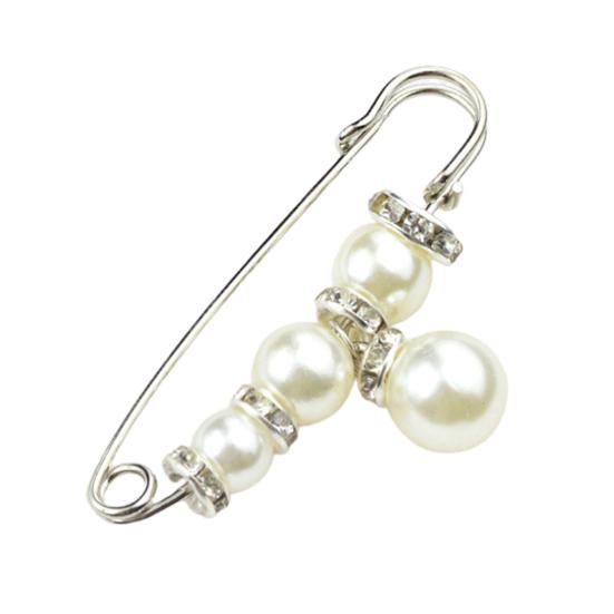 Bezpečnostní brož Jemné zpracování Prevence expozice Atraktivní Faux Pearl Women Safety