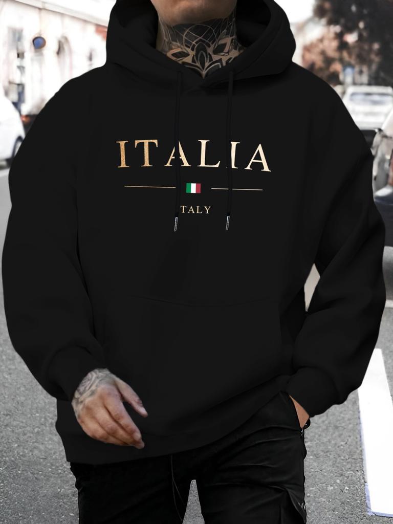2026 Music Festival Summer New Arrival unisex Casual Versatile Style Fashion Hoodie with Individual Italian Style Print Showcasing Exotic Charm Letter