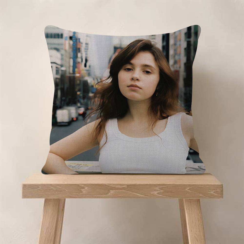 Charm Singer CClairo Personalized Pillow Dust Cover Bedroom Kids Party Decoration Pillowcase Birthday Children Gift