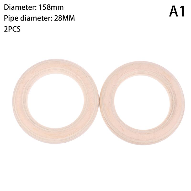 

2 шт./пары Деревянные кольца Портативные кольца для кроссфита и гимнастики Тренажерный зал Сила плеч Домашние фитнес-тренировки Физические упражнения Кольцо 28mm
