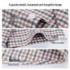 FIRS Men's Cotton Plaid Short Sleeve Shirt