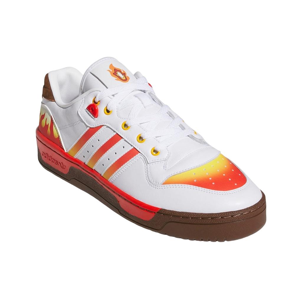 Demon Slayer X Adidas Rivalry Low Rengoku Men Sneakers White Cloud-White Red JI3310