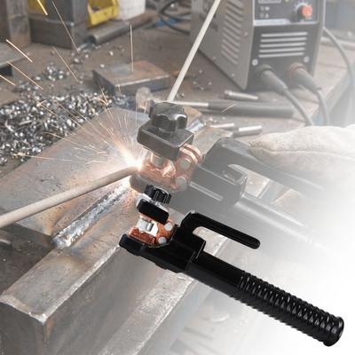 Nylon Handle Full Copper Welding Clamp High Temperature Resistant Holder  Welding Work