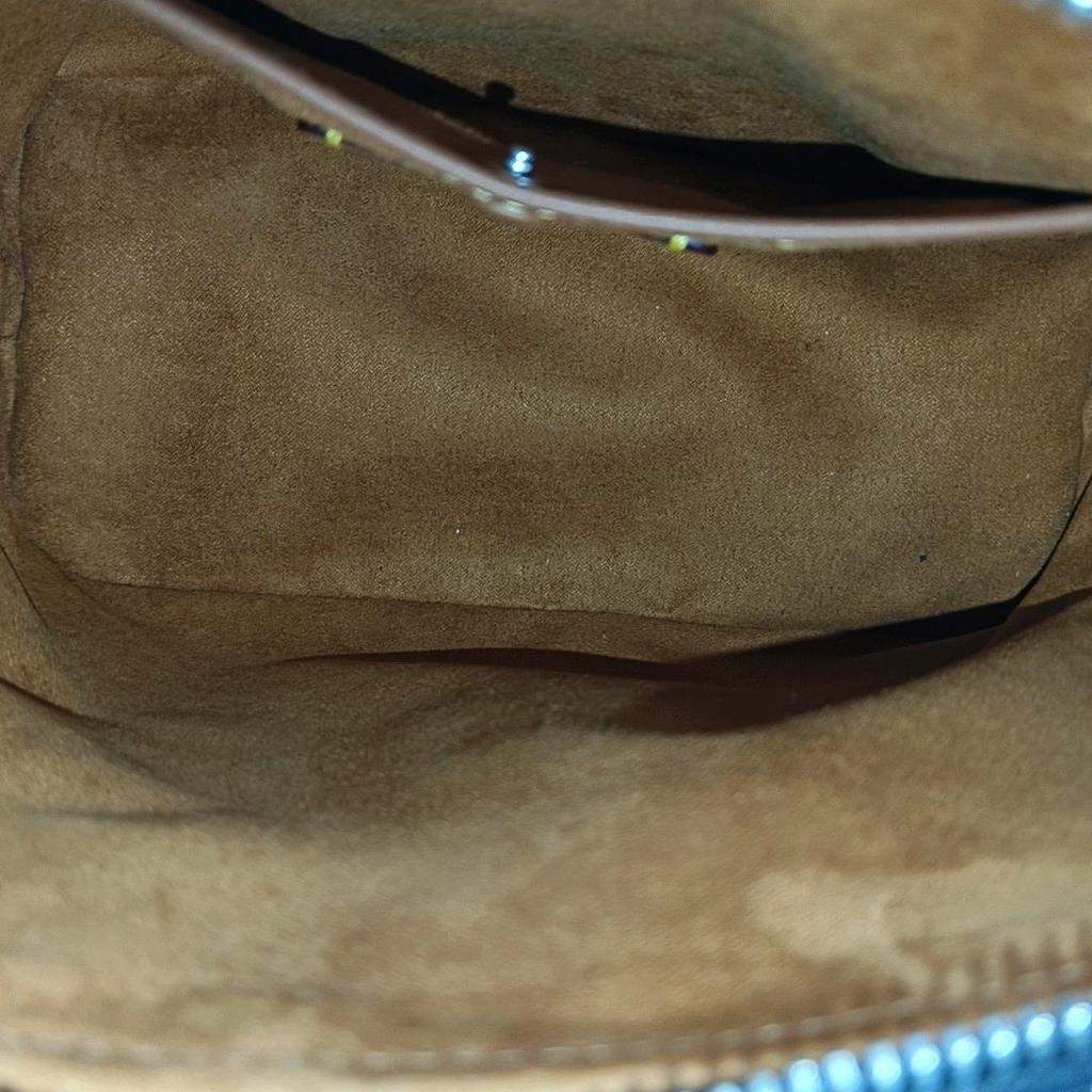 [Gebraucht] Revel 24 Klassische Monogramm Jacquard-Stoff- und Leder-Schulter-Crossbody-Tragetasche Medium - Ausgezeichnet #4YZQ8Z