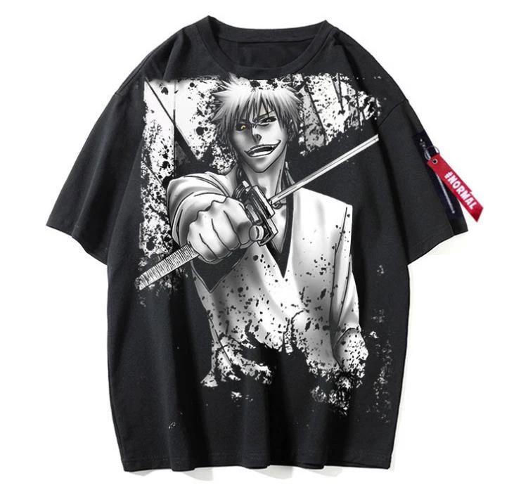 

Bleach Cosplay Anime Manga Streetwear T-Shirt Tee Undershirt Polyester Black S